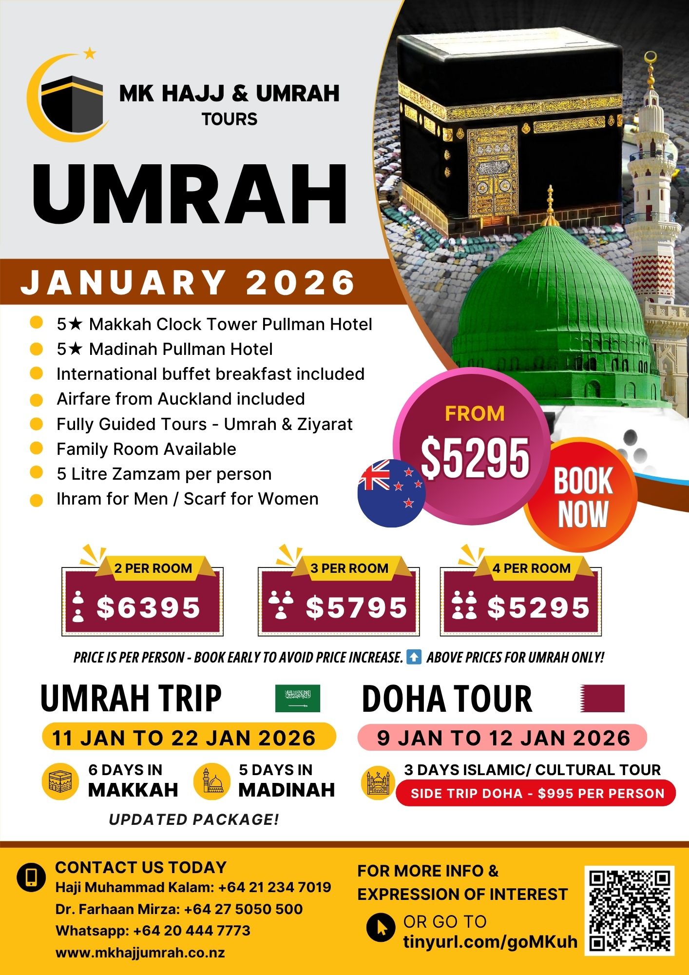 MK Hajj & Umrah - January 2026 Umrah Package